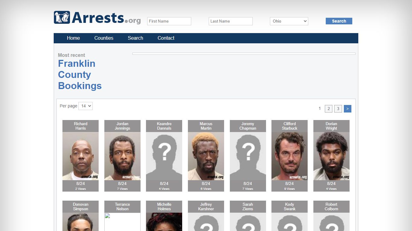 Franklin County Arrests and Inmate Search